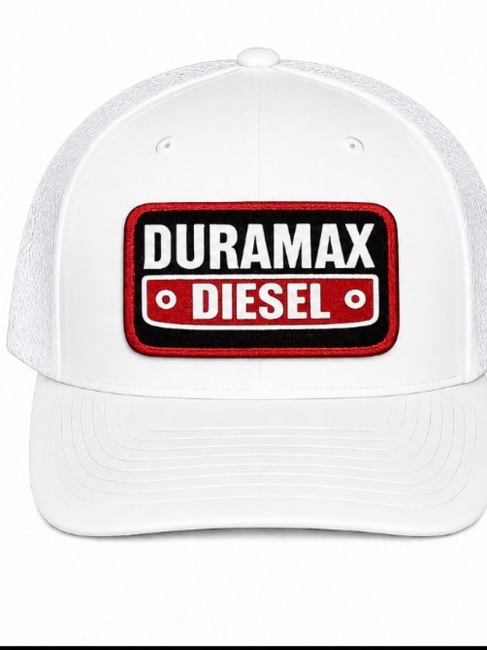 Duramax Diesel White Trucker Hat